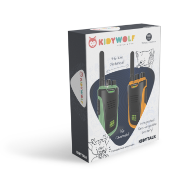 Walkie-Talkie kaki-gelb