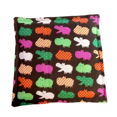 Hippopotamus" cushion/dry blanket