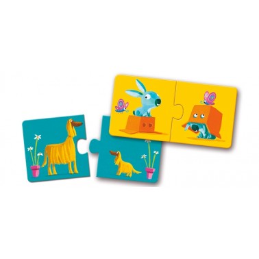 Puzzle del duo di contrasti