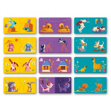 Puzzle del duo di contrasti