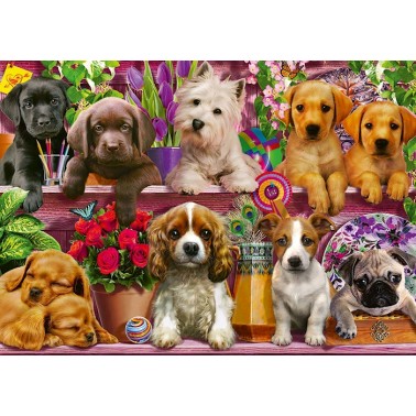 Puzzle Baby Dogs