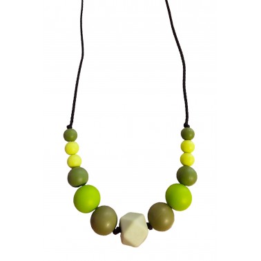 Green breastfeeding/carrying collar