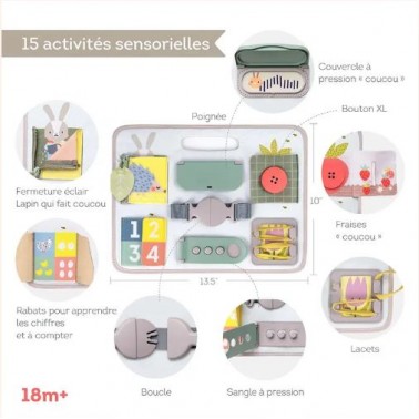 Fastener activity board