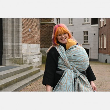 Sciarpa "Yaro Dandy Nero Lana Naturale