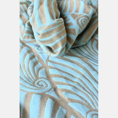 Sciarpa "Yaro Dandy Nero Lana Naturale