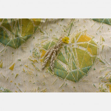 Écharpe "Yaro Kardia Duo Yellow Blue"