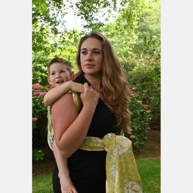 Écharpe "Yaro Kardia Duo Yellow Blue"