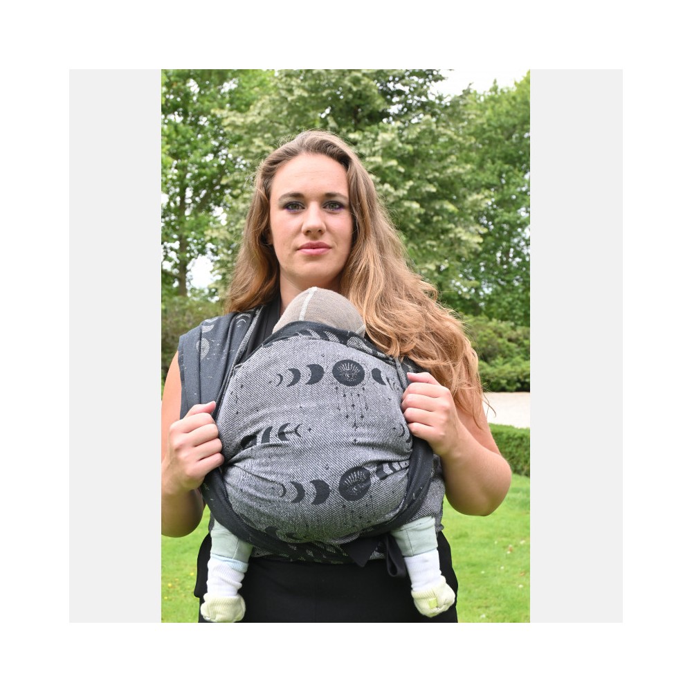 Écharpe "Yaro Luna Duo Black Grey"