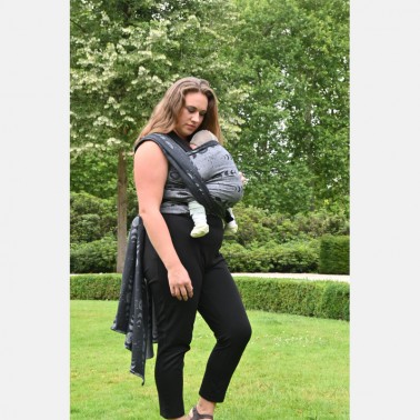 Écharpe "Yaro Luna Duo Black Grey"