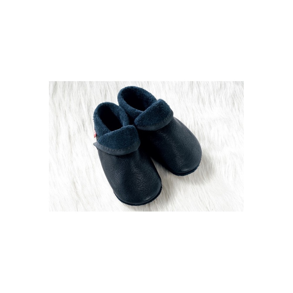 Leather slippers "Pololo" Klassick enzian