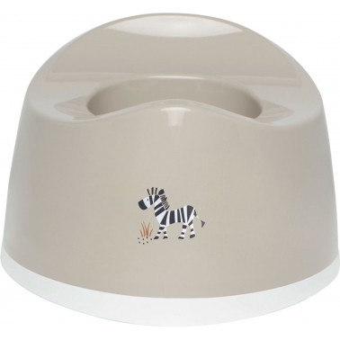Beige zebra potty