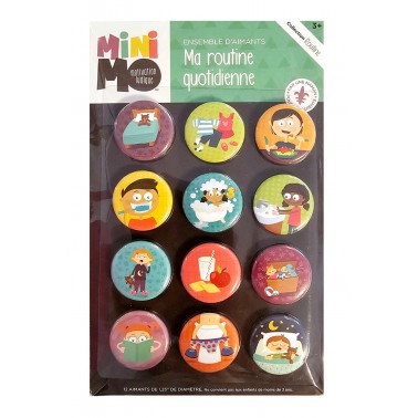 Ma routine quotidienne 12 aimants