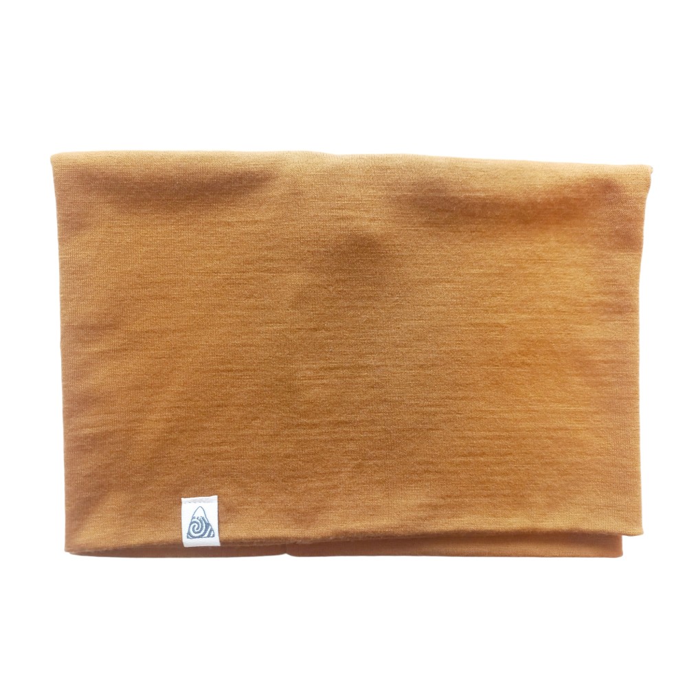 Snood mérinos ocre