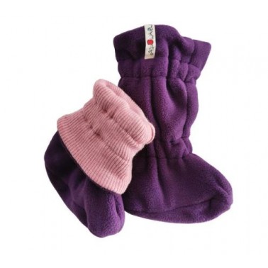 Verstellbare Booties Violett