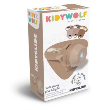 Kidyslide - lampe projecteur d'histoire brune