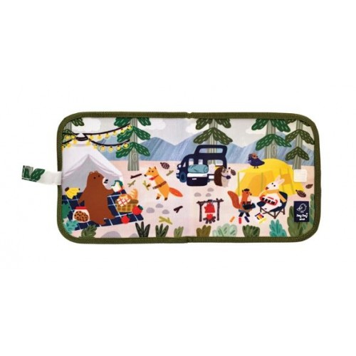 Carnet de coloriage réutilisable - Camping