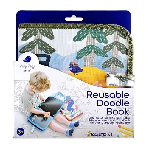 Carnet de coloriage réutilisable - Camping