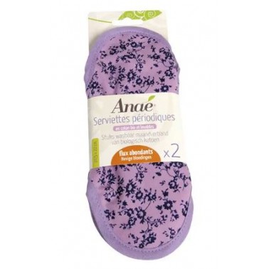 Serviette hygiénique lavable flux abondant