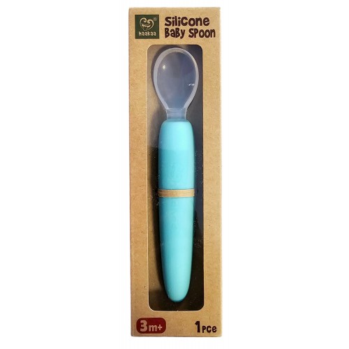 Cuillère ergonomique en silicone