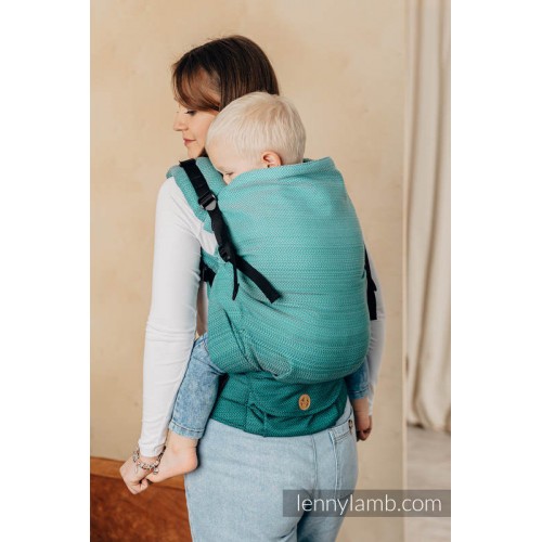 LennyPreschool Herringbone Ombre Green