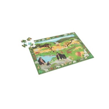 Puzzle 2 en 1 savane