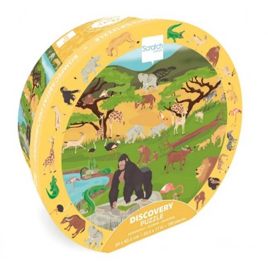 Puzzle 2 en 1 savane