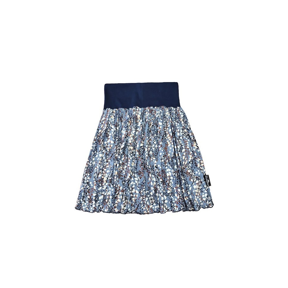 Jupe à fleurs bleu 2-5ans