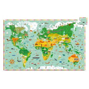 XXL Puzzle "The world map". 150pcs