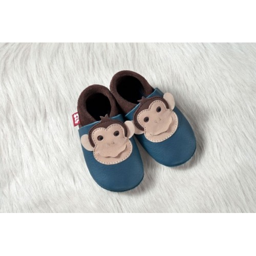 POLOLO Leather Monkey Slippers