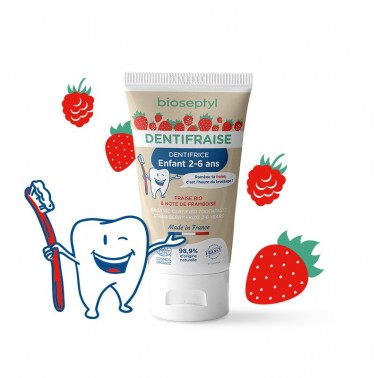 Dentifrice fraise enfant