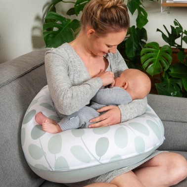 Cuscino per allattamento "Foglie di menta" 190 cm