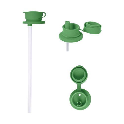 Embout sport avec paille vert Pura