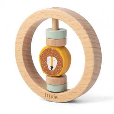Hochet en bois Lion Trixie