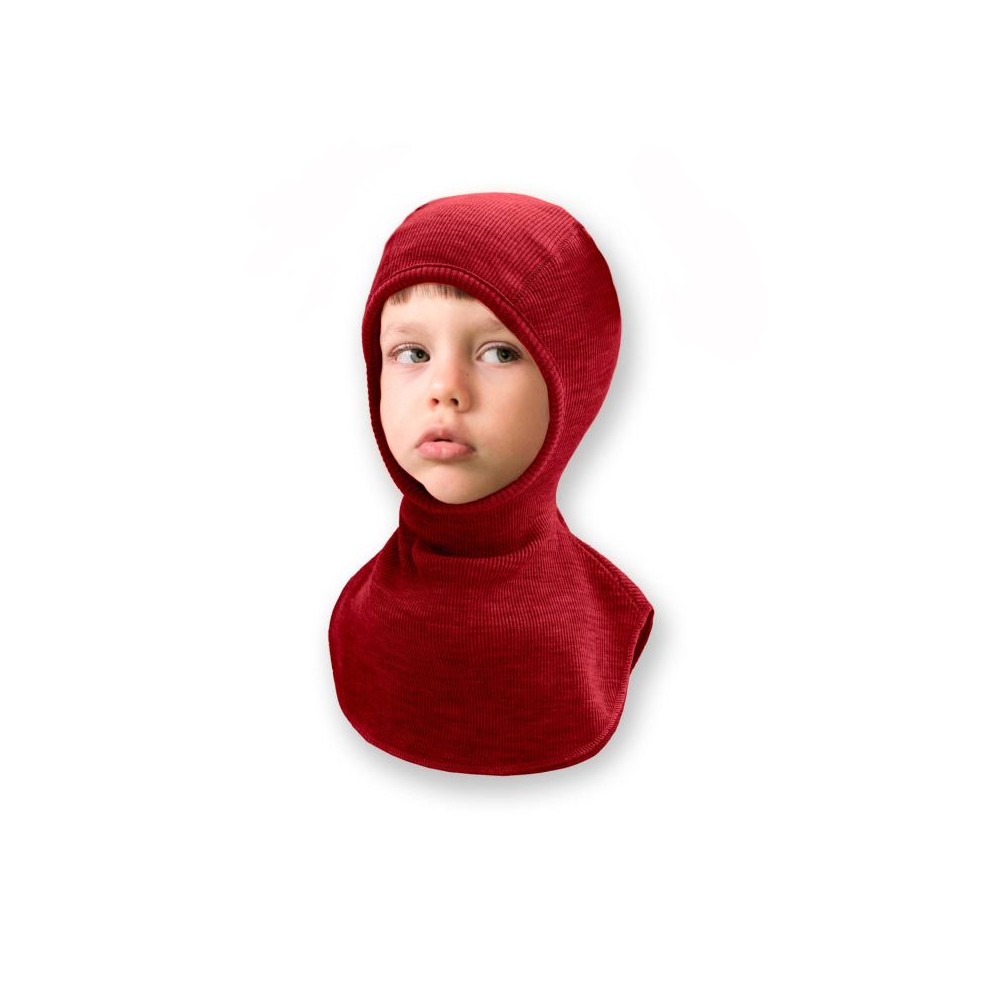 Cagoule Elephant hood Pomegranate ManyMonths