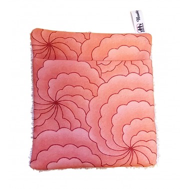 Débarbouillette - gants de toilette rose