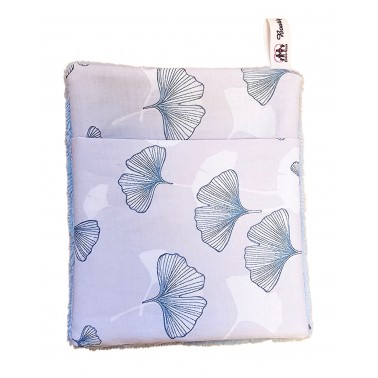 Débarbouillette - gants de toilette feuilles